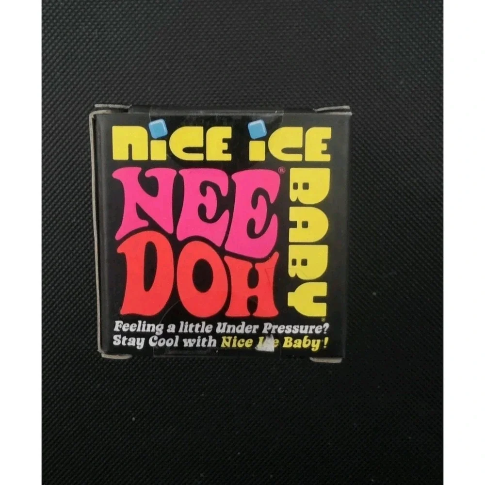 Needoh Nee Doh Schylling Nice Ice Baby- BRAND NEW AUTHENTIC PINK  1.25 IN HAND